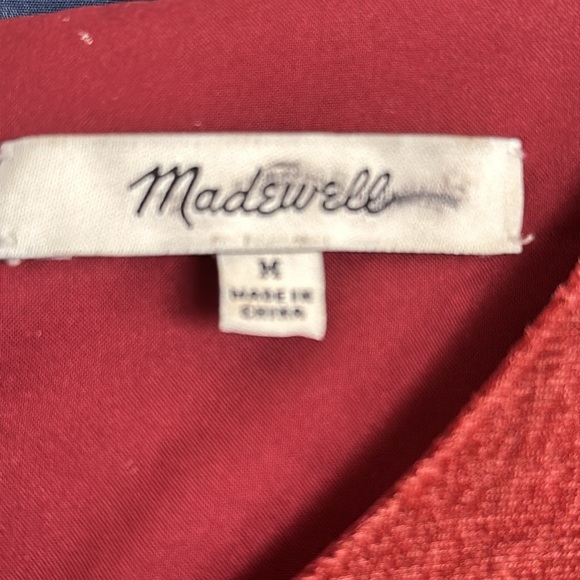 Madewell Velvet Bell Sleeve Dress VGUC - Picture 6 of 7